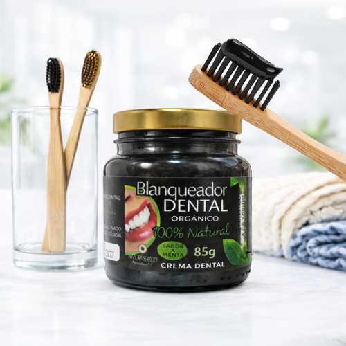 BLANQUEADOR DENTAL ORGANICO - Limpieza profunda 100% natural