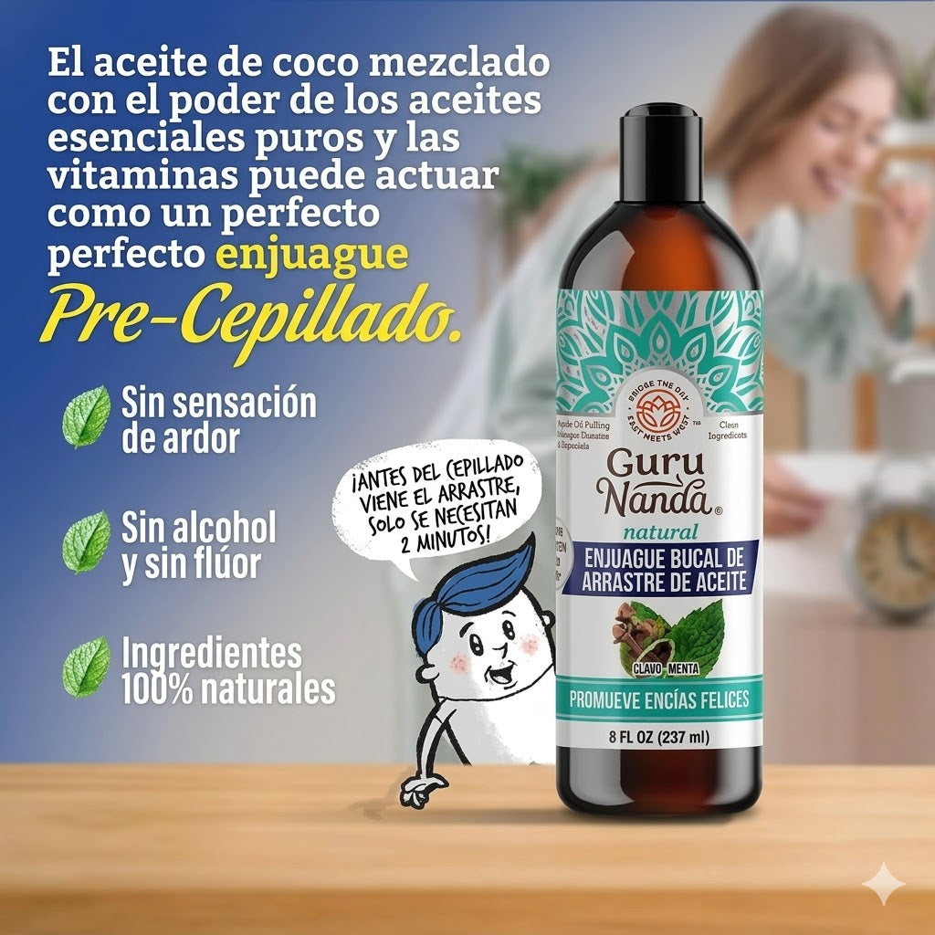 ENJUAGUE BUCAL DETOX - GURUNANDA