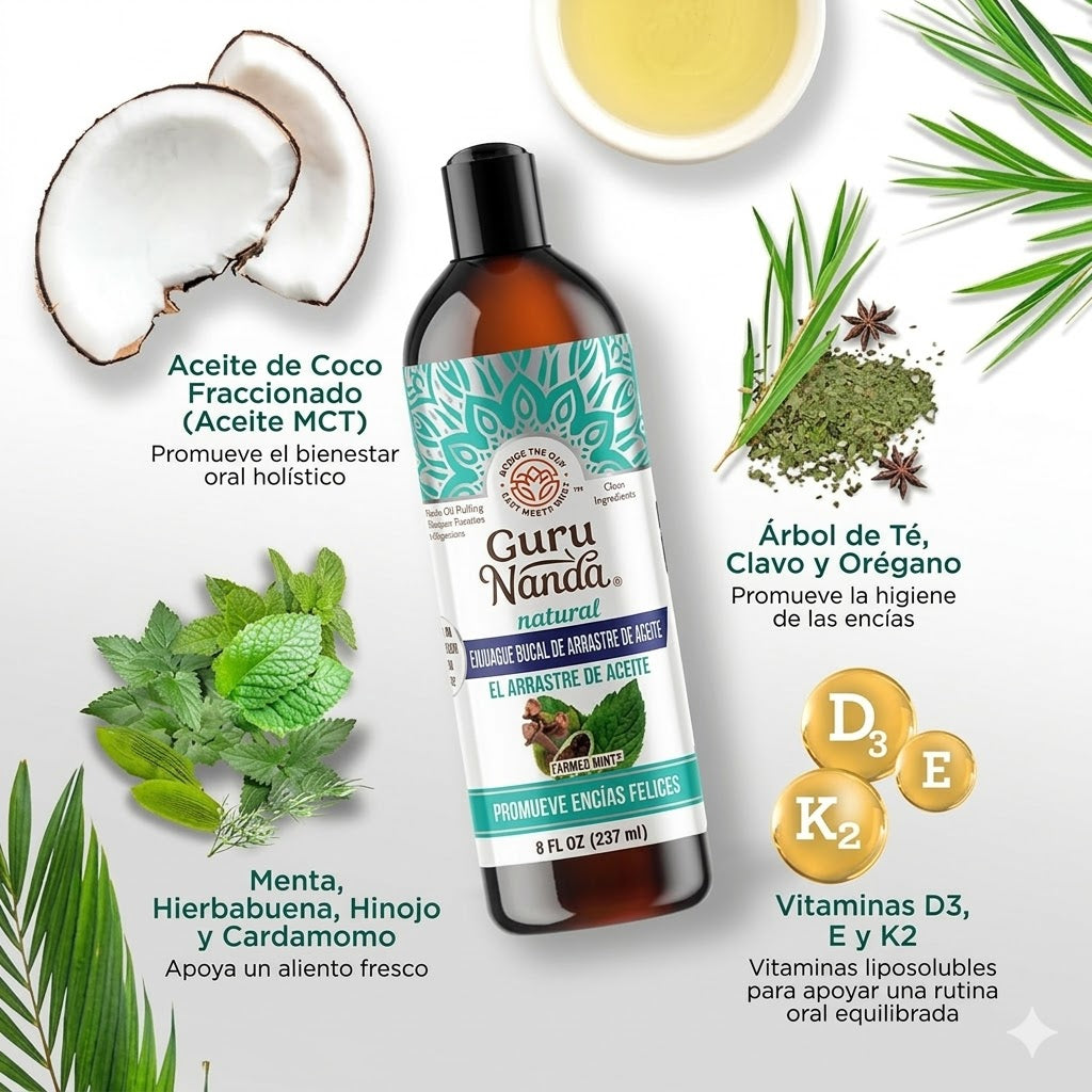 ENJUAGUE BUCAL DETOX - GURUNANDA